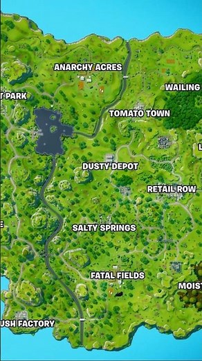 Fortnite OG Chapter 1 Season 1 Map