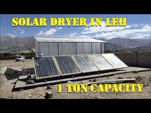 Forced Circulation Solar Dryer 1 Ton I Solar Dryer- for fruits & vegetables dryer