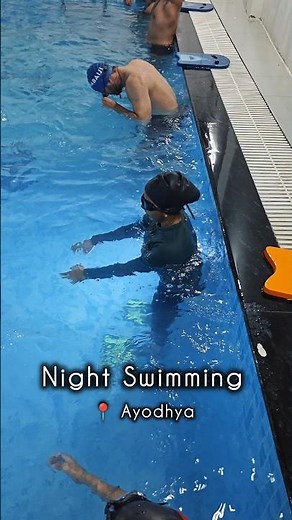 Night Swimming Class 🏊🏻 Fast Swimming Training #swimming #swimmingtips #swimmingpool #swim
