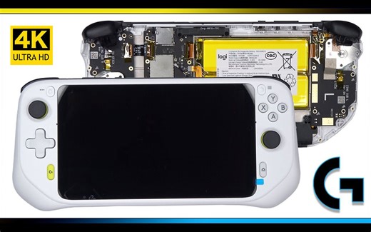 【4K】罗技G Cloud云游戏掌机拆解与维修指数评分 | 作者：PBKreviews | 机翻中文