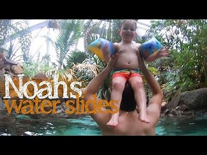 Water SLIDES for kids | Indoor family water PARK fun