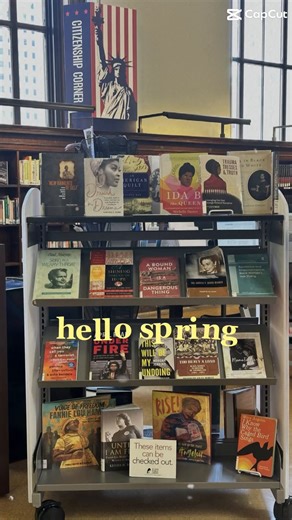 Spring is here, check out a few recommendations from our display! #SLPL #BookTok #LibraryLife | St. Louis Public Library
