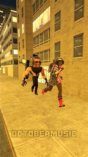 Skibidi Toilet chased Speakerwoman until he saw her friend and he runaway