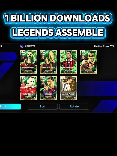 Hit me 🥵🔥//1billion downloadpack opening in efootball 26 #football#efootball #shorts #pes