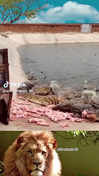 Crocodiles are full of stomachs #crocodile #wild #animals #world #đongvathoangda #thegioidongvat #xuhuong