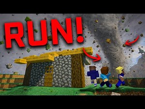 Minecraft, but TORNADOES spawn out of nowhere