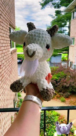 Adorable Crochet Goat Plush Pattern