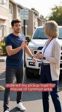 HOA Towed My Truck — They Didn’t Know I Owned the Road