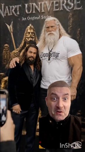 O ATOR JASON MAMOA, O AQUAMAN, FICOU MINÚSCULO AO LADO DO GIGANTE NEÔZALANDÉZ