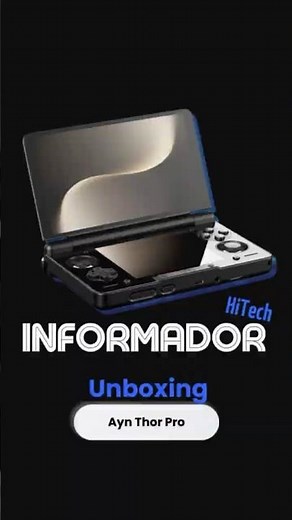 1º em Portugal! 🇵🇹🔥 unboxing da Ayn Thor Pro! #consolaretro #unboxing