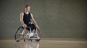 Chair control and catching the ball - Wheelchair basketball - essential skills and techniques  - GCSE Physical Education Revision - OCR - BBC Bitesize