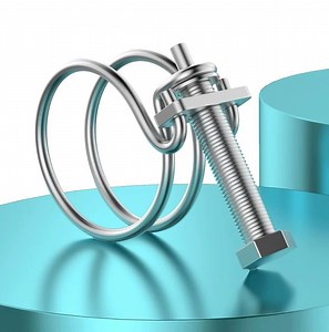 [Hot Item] China Supplier Double Wire Hose Clamps Pipe Clips Hoop