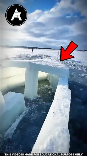 😱 This Ice Boat Actually Floats!