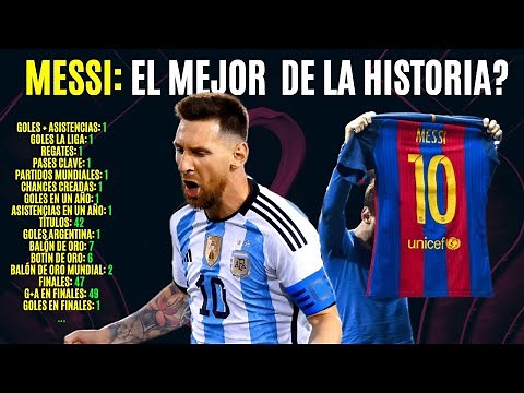 Is Messi the BEST PLAYER IN HISTORY? - What the statistics say