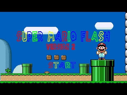 Super Mario Flash: Version 2 (Flash game) Walkthrough [No Damage]