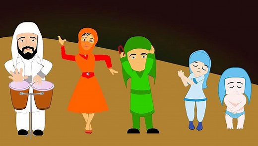 Finger Family Arabic dance family | Animated Finger Family Rhymes with lyrics HD