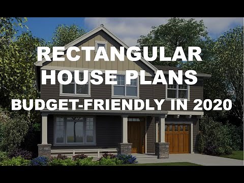 Affordable & Efficient Rectangular House Plans | Direct from the Designers