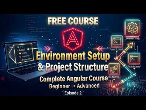 Angular Environment Setup & Project Structure | Complete Course | Episode 2