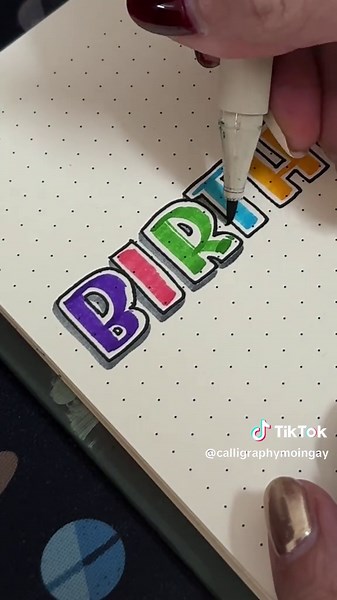 Happy Birthday Calligraphy Ideas and Inspiration