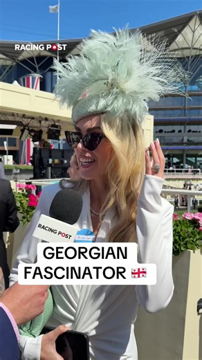 Stunning fascinator from Georgia 😍🇬🇪 #Georgia #fascinator #RoyalAscot #Ascot #AscotRaces