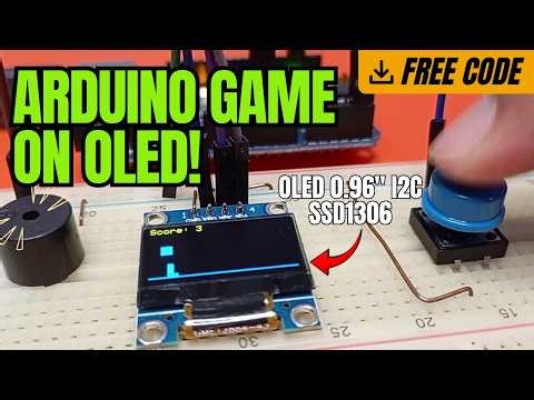 Arduino OLED Game Tutorial | Block Jump Game with Sound (SSD1306 + Button)