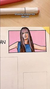 Megan! Yoonchae next #megan #fanart #katseye #kpop #drawing #art