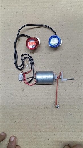 How Elastic Rubber Band Electricity Generator with Light #dcmotorproject #diy