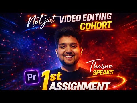 1st assignment of tharun's cohert