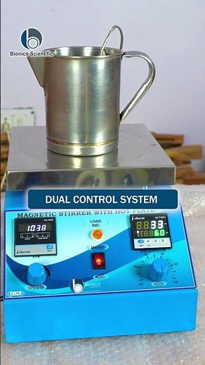 Magnetic Stirrer with Hot Plate | 1800 RPM Speed & Dual Control for Lab Precision