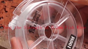 KONMAY Clear Fishing Wire, 65Yards 0.6mm Monofilament Nylon Fishing Line, Invisible Craft String Thread for Hanging Ornaments, Decorations, Crafting, Balloon Arch, Beading and Jewelry Making