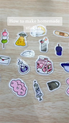 How to Make Homemade Stickers with Parchment Paper