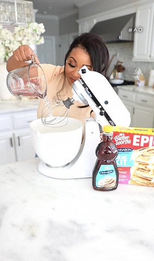 Delicious Mrs. Butterworth’s Cinnabon Pancakes