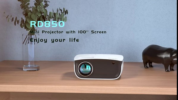 Mini Projector,Portable Projector with 1080P and 7500L Supported Outdoor Projector,240" Movie Home Projector for Bedroom, Compatible with HDMI, USB, AV, Smartphone/Tablet/Laptop