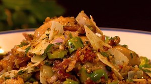 Butter bean asparagus salad with citrus vinaigrette