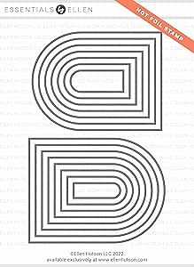Ellen Hutson, Essentials by Ellen, Essential Arches Hot Foil Stamps, Works w/Essential Arches Die Sets (Sold Separately), Foiling, Papercrafts, Card Making, Scrapbooking, DIY
