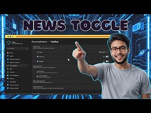 How To Enable Or Disable The News Widget Icon In Windows 11 - Simple Steps