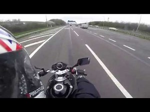 Suzuki GW250 Inazuma UK motorway ride