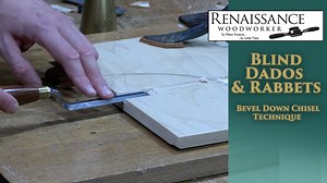How to Cut a Blind Dado by Hand