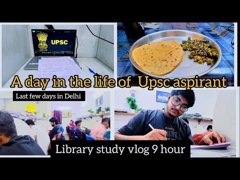 "🕘 9 Hours Study Routine 📖 | How I Manage My Full Day for UPSC 💼🔥"