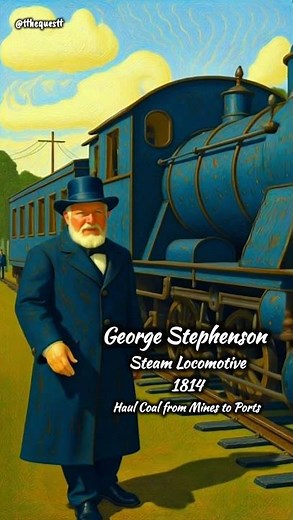 George Stephenson: The Invention of Steam Locomotive (1814)