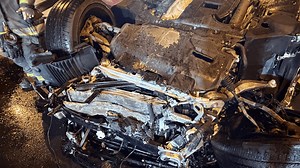 Early morning crash in DC leaves five injured, both cars on fire