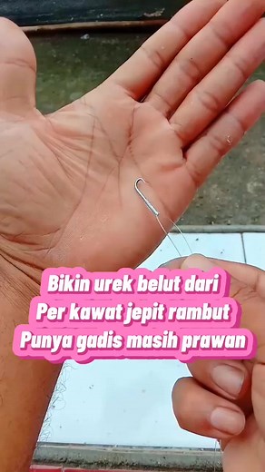 Membuat urek belut dari bahan kawat per jepit rambut #Tutorial #Urekbelut #Kreatif | NANA BMC REAL