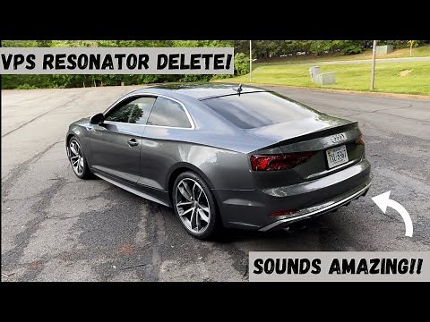 The PERFECT Audi B9 S4/S5 Exhaust! VPS Resonator Delete Install + Review!