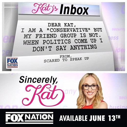 86K views · 974 reactions | Check out a preview from this brand new Fox Nation series, 'Sincerely Kat', hosted by Kat Timpf, coming Thursday to Fox Nation! Not a subscriber? Get a 14-day free trial by using promo code "BINGE" at checkout! Go here to sign up: https://bit.ly/2I9gBP8 | Fox News | Facebook