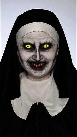 Beth✨ on Instagram: "The Nun makeup tutorial ✨ • • • • #thenun #thenunmakeup #valak #insidious #insidiousmovie #sfxmakeup #makeuptutorial #makeup #halloween #halloweenmakeup"