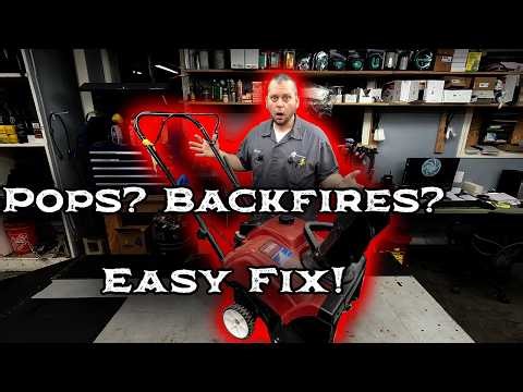 Toro Power Clear Won’t Start? Pops? Backfires? No Start Repair & Full Diagnostic Walkthrough Guide