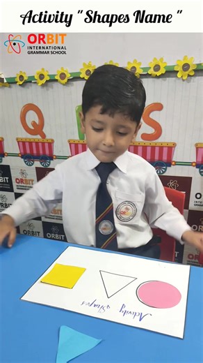 8.2K views · 50 reactions | Recognizing basic shapes activity. fun learning in our playgroup. pg class activities preschool activities ORBIT International Grammar School #PreschoolFun #ActivityTime #LearningThroughPlay #MontessoriLearning #EarlyYearsEducation #CreativeKids #HappyLearners #ClassroomMoments #kidsactivities | ORBIT International Grammar School | Facebook
