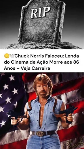 Chuck Norris Morre aos 86 Anos: Luto no Cinema de Ação – Relembre os Maiores FilmesDescrição: