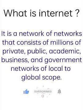 What is Internet ?