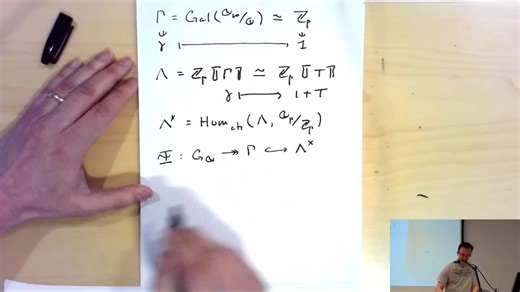 Iwasawa theory, modular forms, and elliptic curves (Christopher Skinner ) 3-5-[L